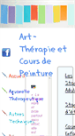 Mobile Screenshot of peinturetherapeutique.com